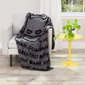 DC Comics™ Batman™ NWT Titles Throw Blanket, 50x60